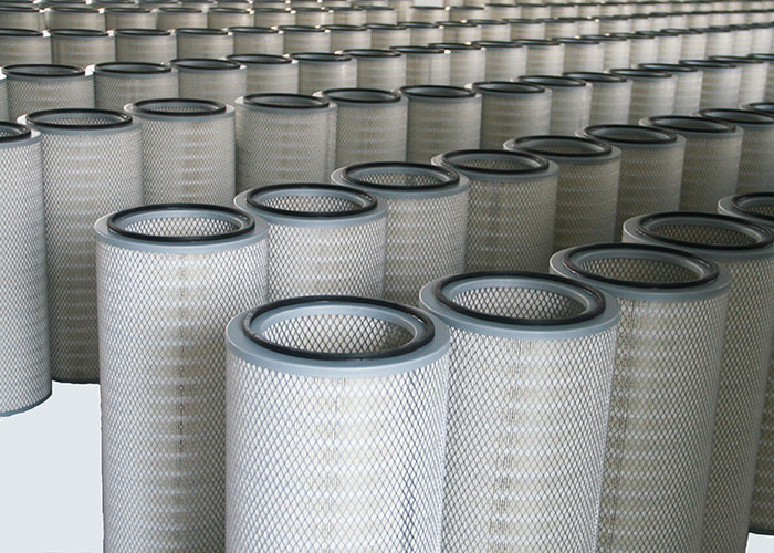 O cartucho industrial filtra a chama - membrana retardadora do material do poliéster PTFE